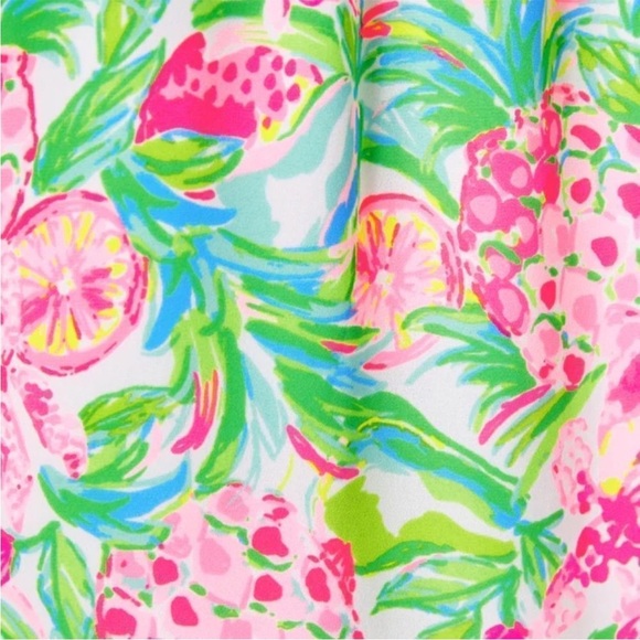 Lilly Pulitzer Carolane Lileeze Halter Resort White Pear Necessities NWT Size XS - Picture 4 of 10